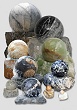 Floating Marble Spheres